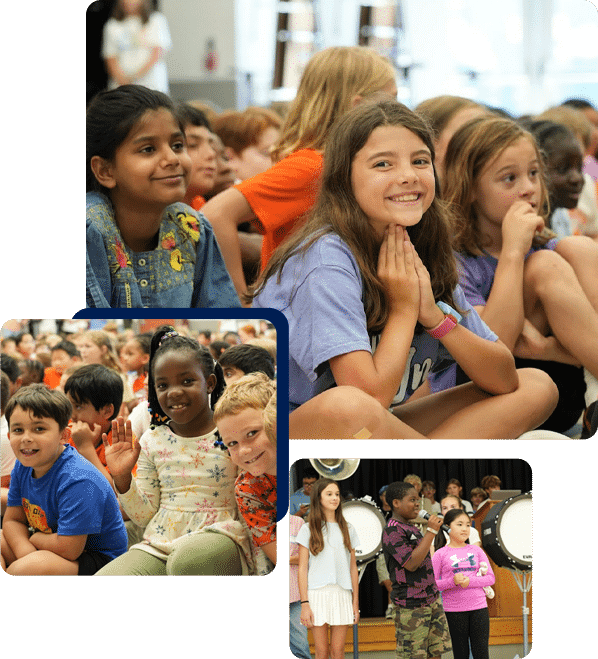 Clemson Elementary Tiger students