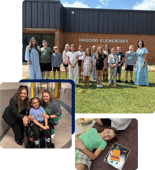 Hagood Elementary School students